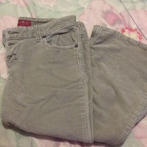 Tan corduroy mudd brand pants